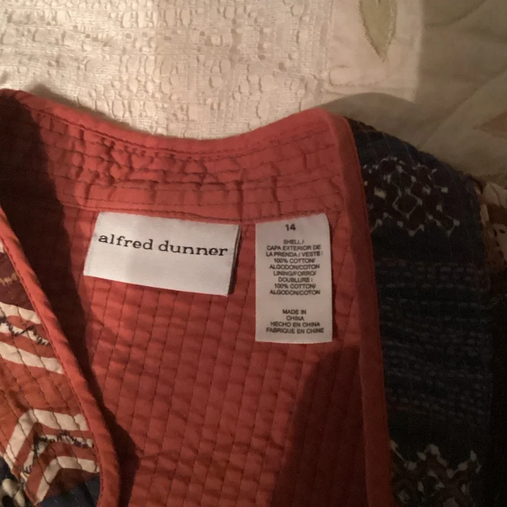 Alfred Dunner Multicolor Patchwork Jacket - Picture 2 of 5